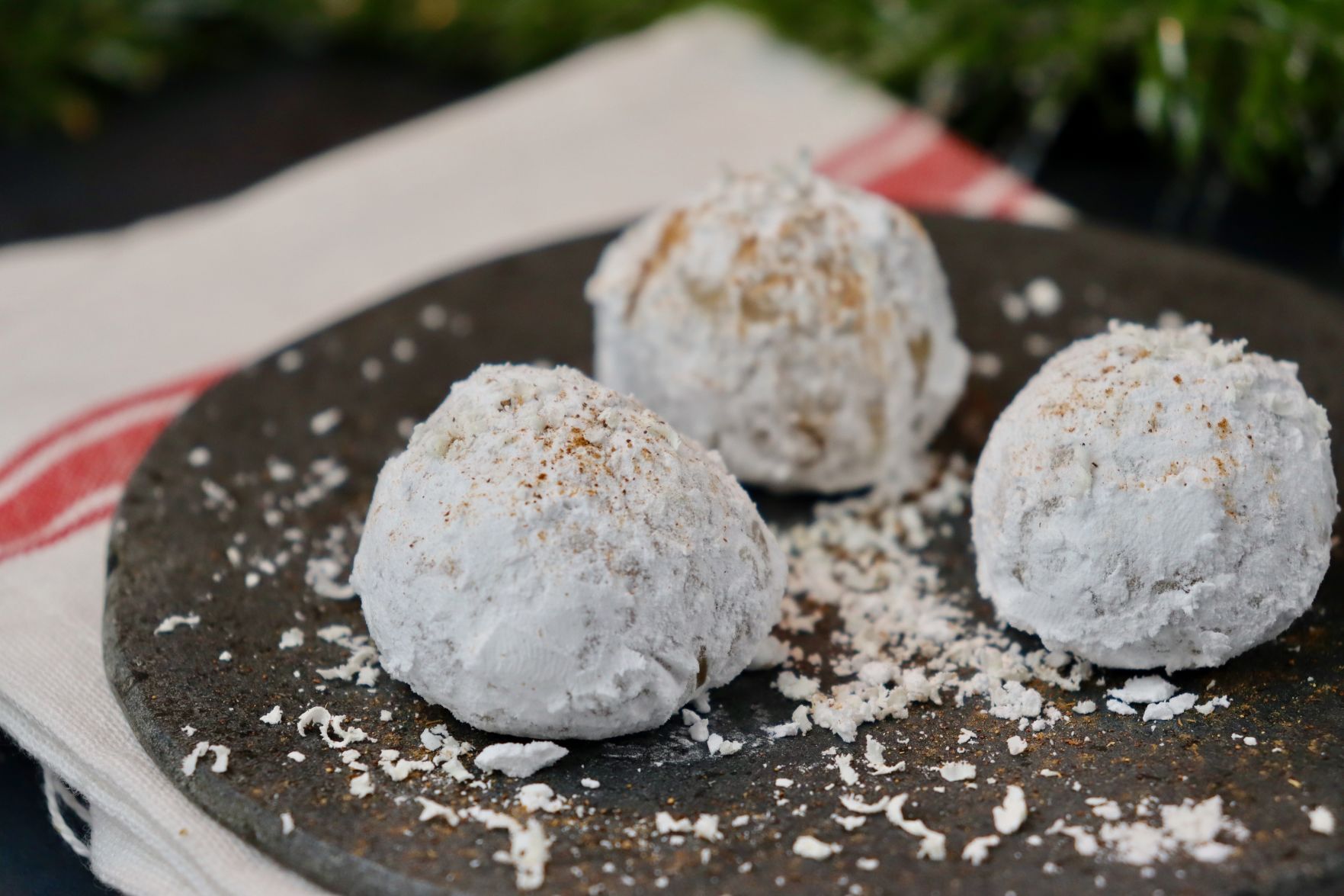 Eggnog bites